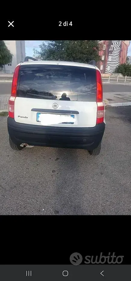 Usata Fiat Panda 45 CV (33 kW) 2011 Bianco Utilitaria