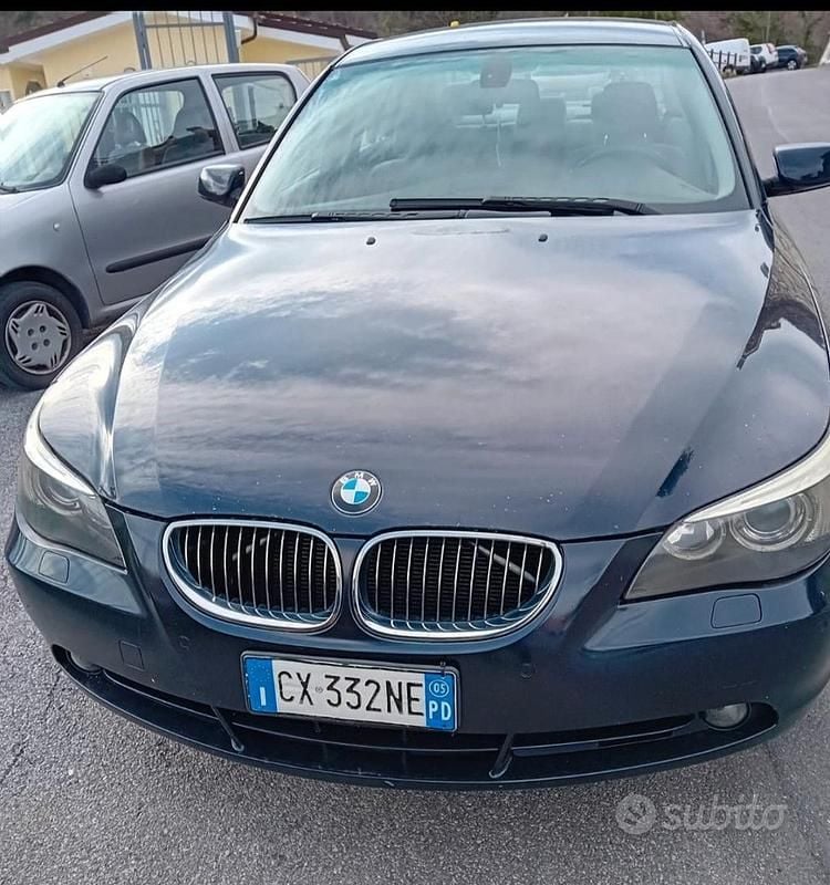 Usata BMW 525 2005 Blu Berlina