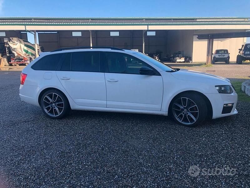 Usata Skoda Octavia RS 184 CV (135 kW) 2016 Bianco Station wagon
