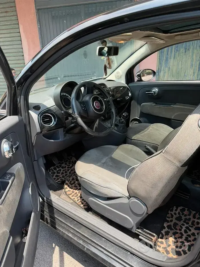 Usata Fiat 500 75 CV (55 kW) 2009 Nero Berlina