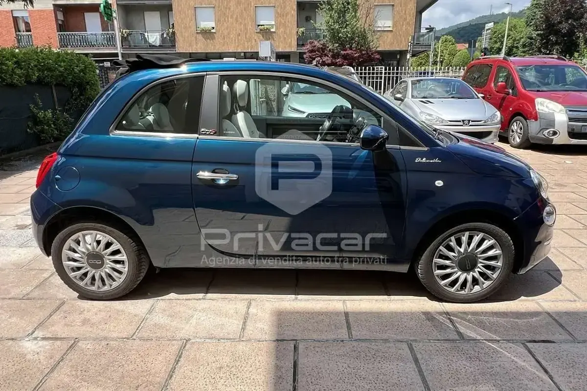 Usata Fiat 500C Dolcevita 69 CV (50 kW) 2022 Blu Cabrio