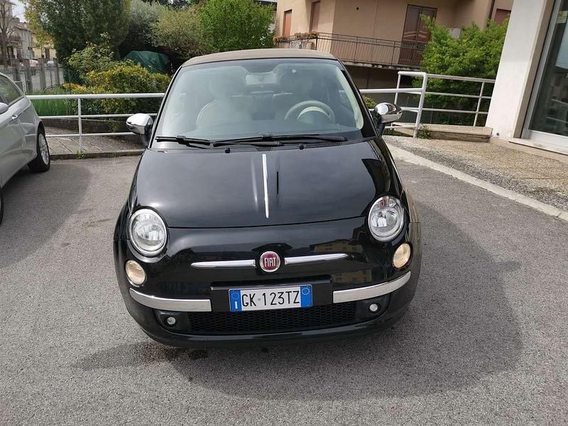 Usata Fiat 500C Pop Star 69 CV (50 kW) 2012 Nero Cabrio