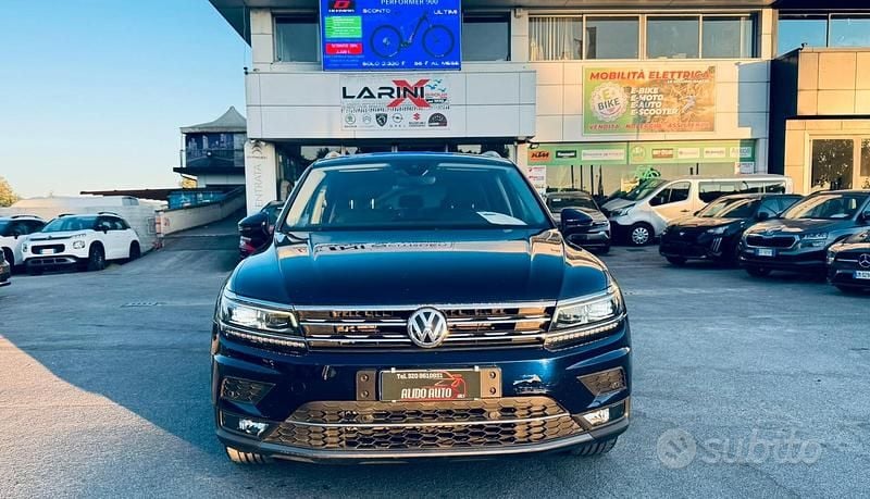 Usata VW Tiguan Style 150 CV (110 kW) 2019 Blu SUV