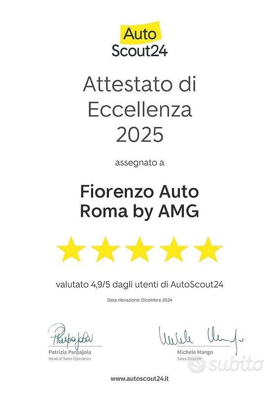 Usata Mercedes C200 AMG line 160 CV (117 kW) 2021 Grigio Berlina