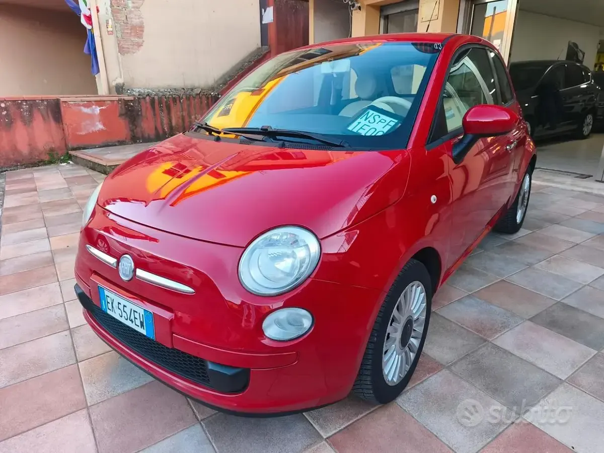 Usata Fiat 500 Pop 69 CV (50 kW) 2011 Rosso Berlina