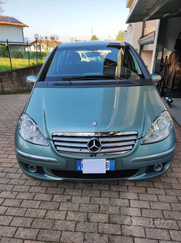 Usata Mercedes A150 Elegance 95 CV (69 kW) 2005 Verde Monovolume