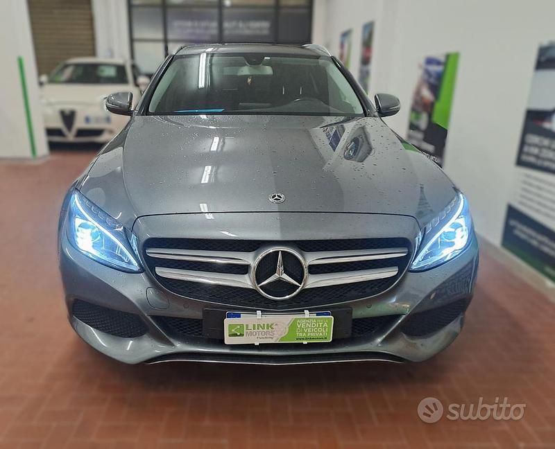 Usata Mercedes C200 Business 136 CV (100 kW) 2018 Grigio Station wagon