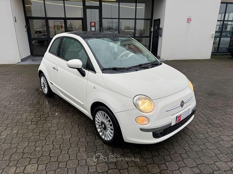 Usata Fiat 500 Lounge 69 CV (50 kW) 2009 Bianco Berlina