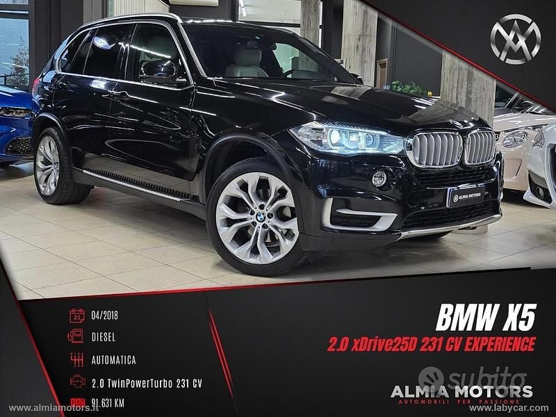 Usata BMW X5 Comfort Edition 231 CV (169 kW) 2018 Nero SUV