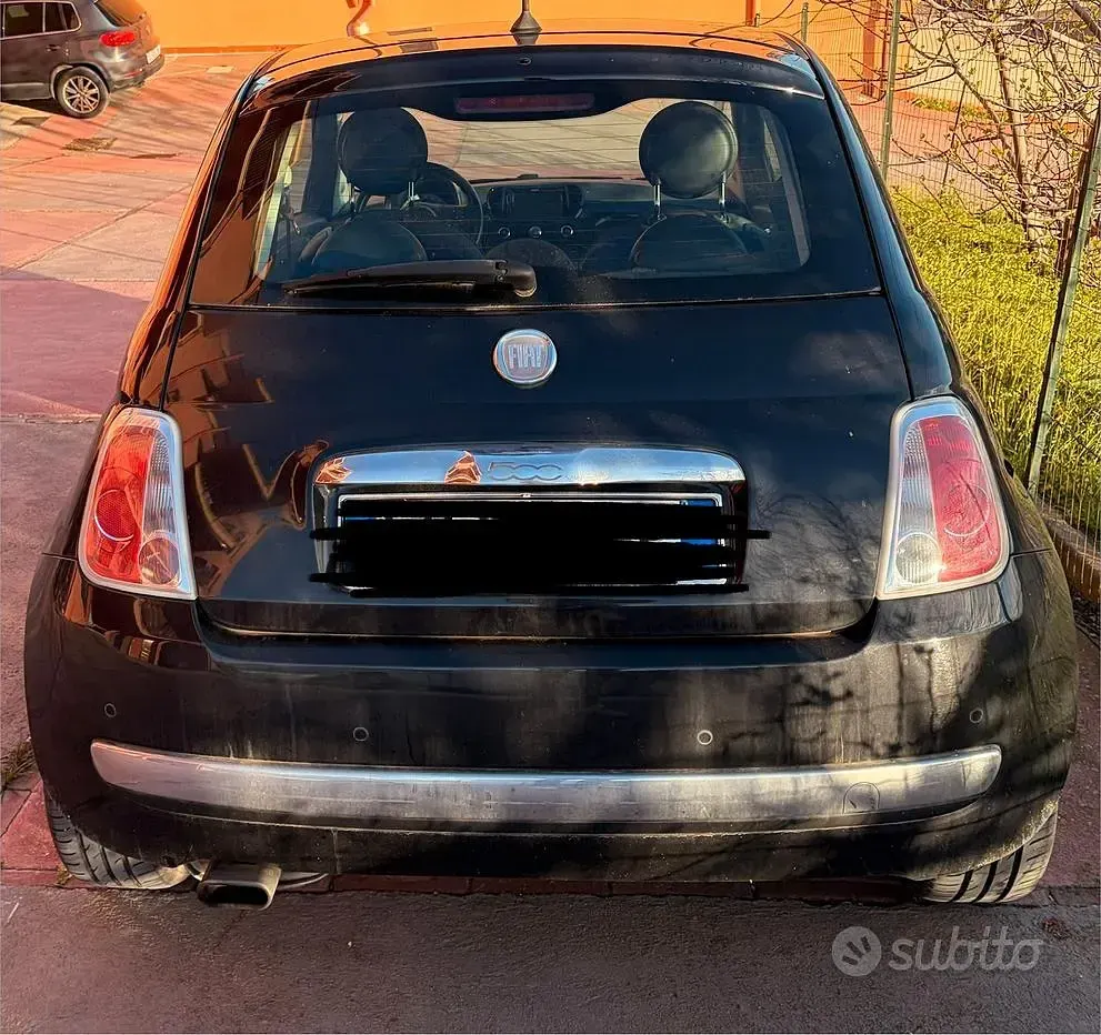 Usata Fiat 500 69 CV (50 kW) 2014 Nero Utilitaria