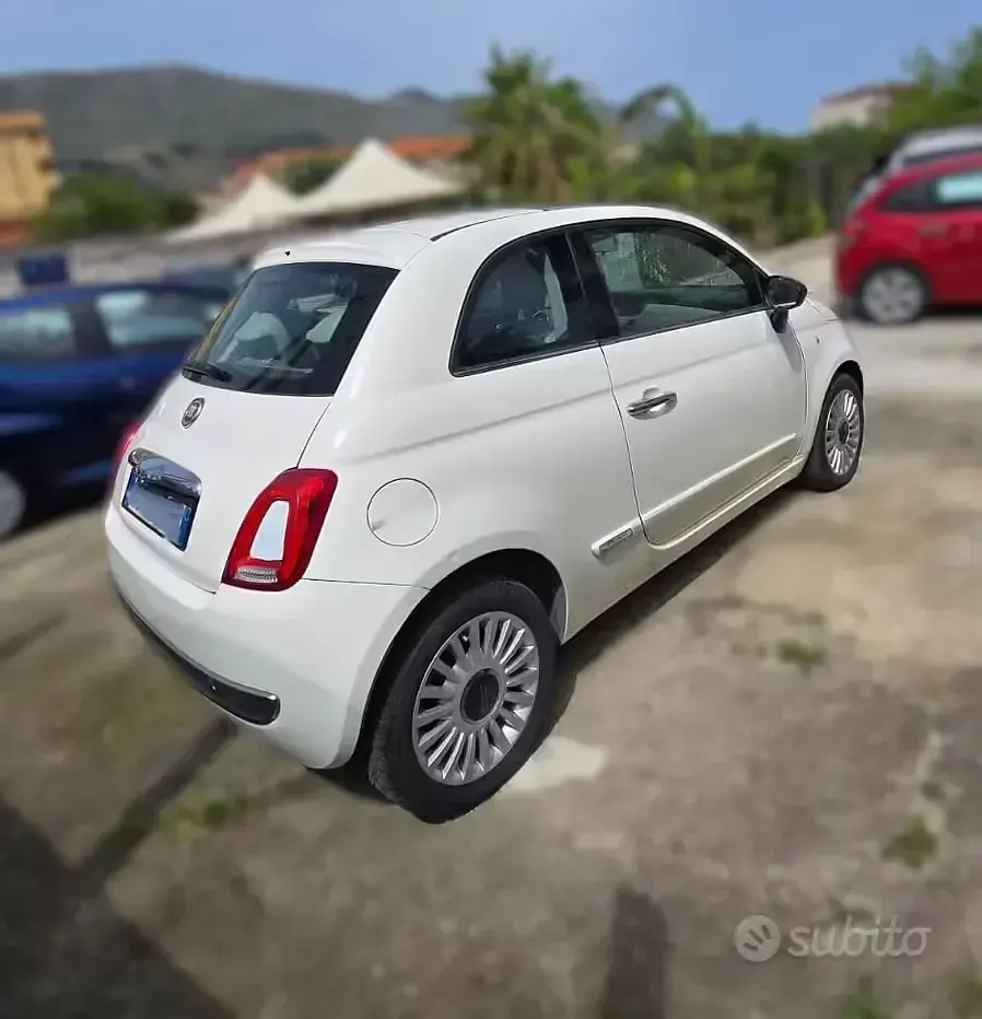 Usata Fiat 500 Lounge 95 CV (69 kW) 2011 Bianco Berlina