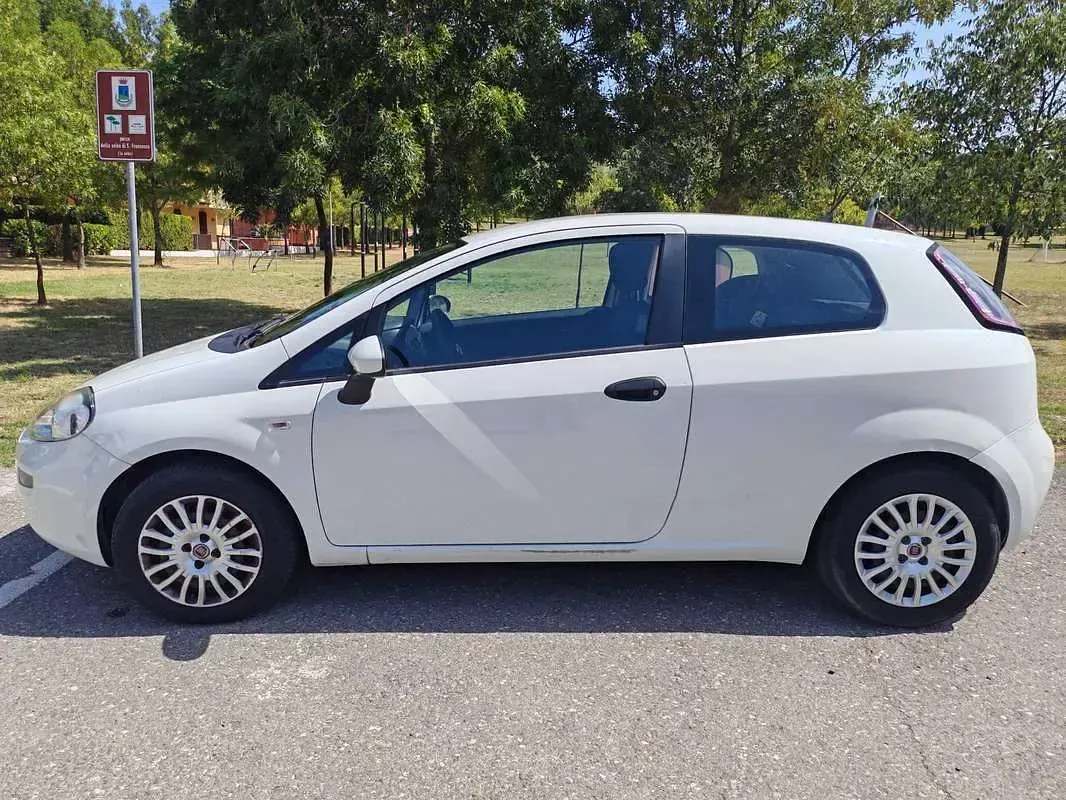Usata Fiat Punto 77 CV (56 kW) 2013 Bianco Utilitaria