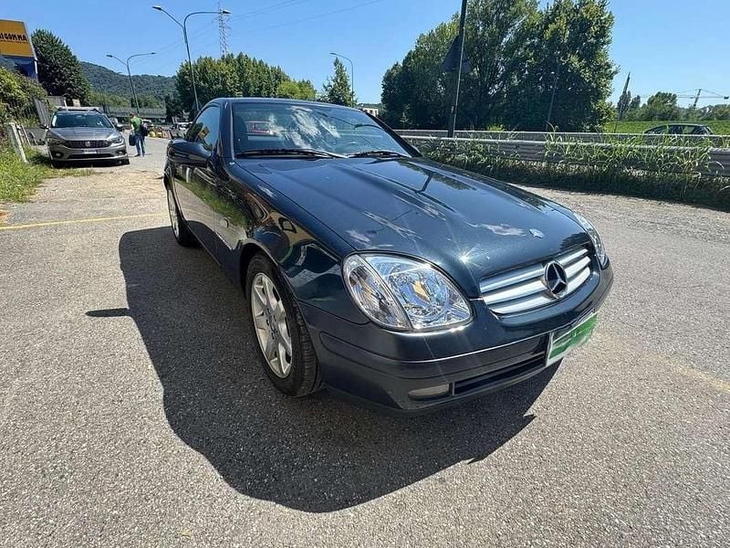 Usata Mercedes SLK200 192 CV (141 kW) 1998 Blu/azzurro Cabrio