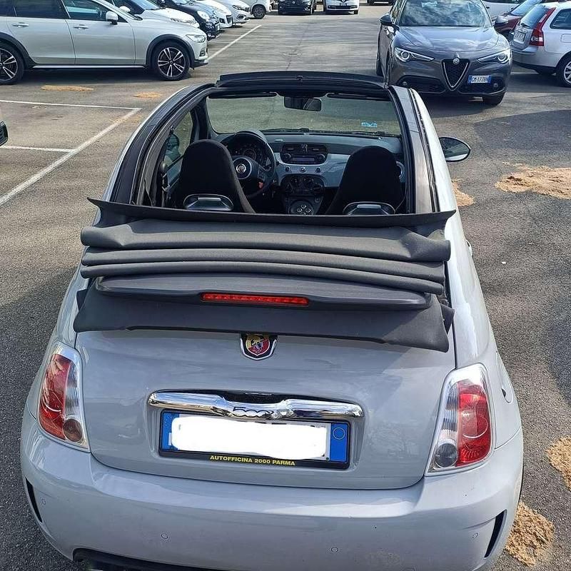 Usata Abarth 595C 140 CV (102 kW) 2013 Grigio strada Cabrio