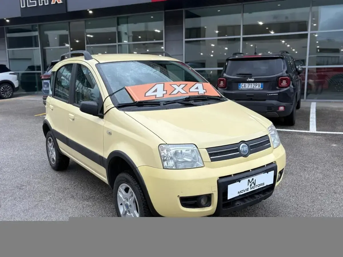 Usado Fiat Panda 4x4 Climbing 69 CV (50 kW) 2006 Amarillo Utilitario