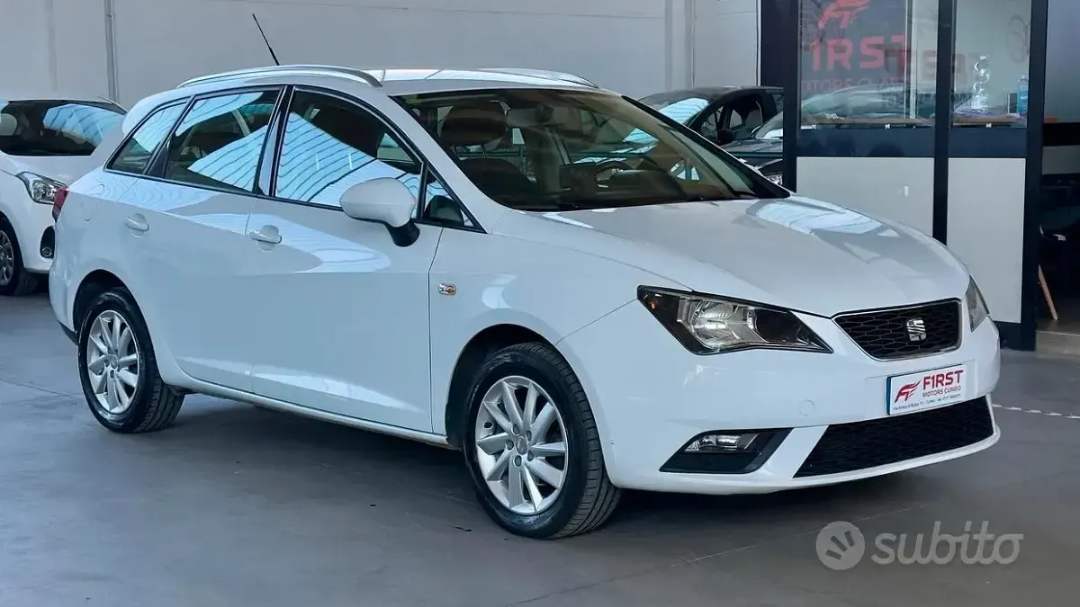 Usata Seat Ibiza ST FR 90 CV (66 kW) 2014 Bianco Station wagon