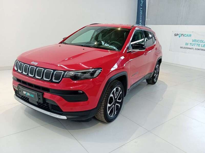Rosso Usata 2021 Jeep Compass Limited SUV | 19.500 € (Ottimo prezzo) - Immagine 1/4