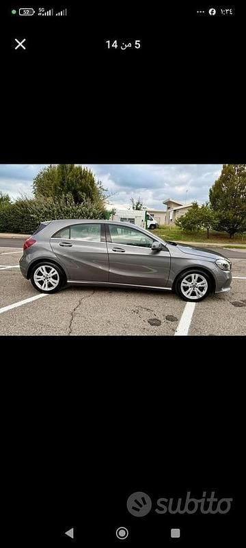 Usata Mercedes A180 109 CV (80 kW) 2017 Grigio Berlina