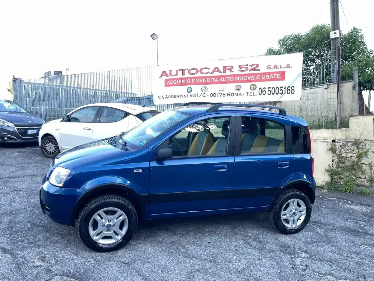 Usata Fiat Panda 4x4 69 CV (50 kW) 2006 Blu Utilitaria