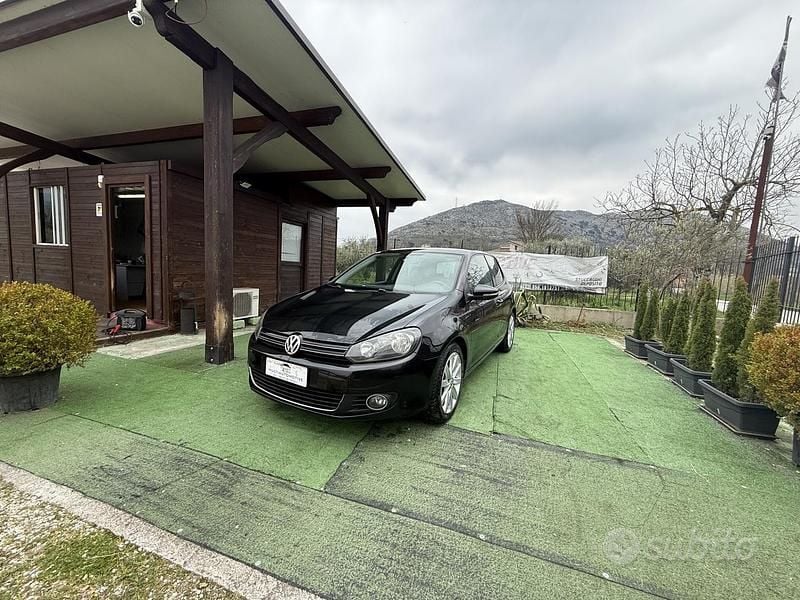 Usata VW Golf VI Highline 160 CV (117 kW) 2010 Nero Utilitaria