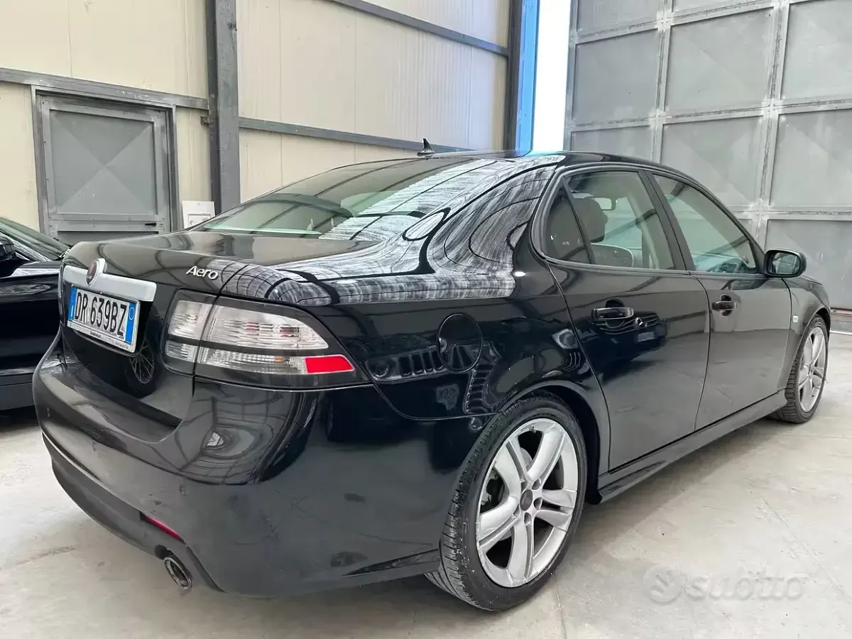Usata Saab 9-3 Aero 256 CV (188 kW) 2008 Nero Berlina