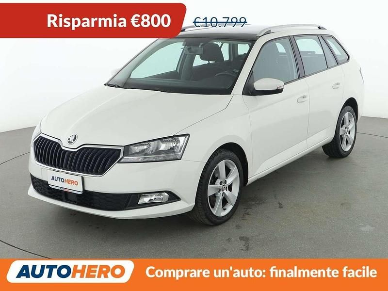 Usata Skoda Fabia Design Edition 110 CV (80 kW) 2019 Bianco Station wagon
