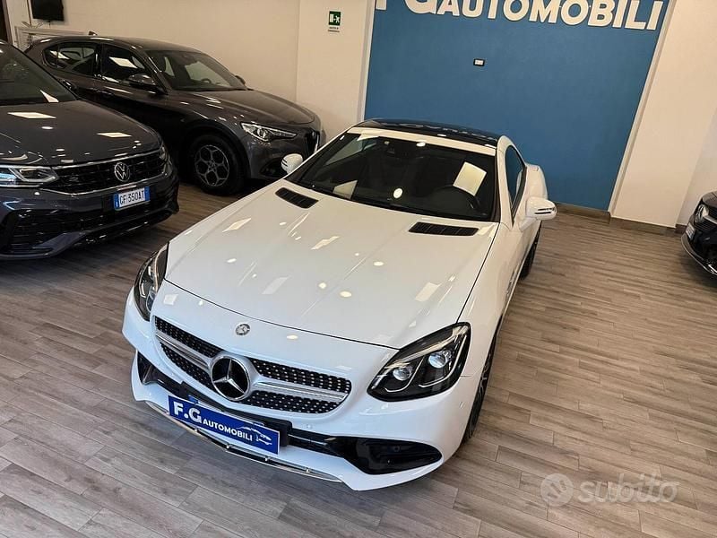 Usata Mercedes SLC200 Premium 204 CV (150 kW) 2016 Bianco Cabrio