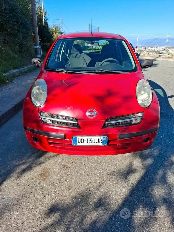 Rosso Usata 2006 Nissan Micra Due volumi | 1900 € (Ottimo prezzo) - Immagine 1/4
