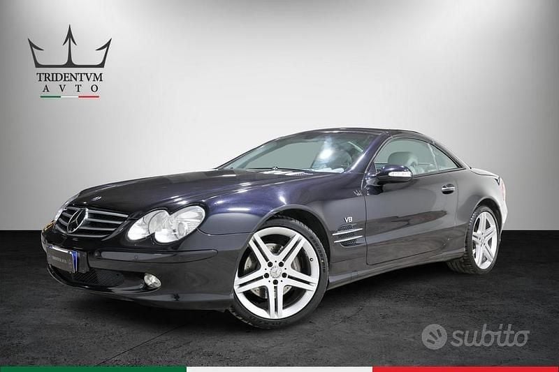 Usata Mercedes SL500 306 CV (225 kW) 2002 Argento Cabrio