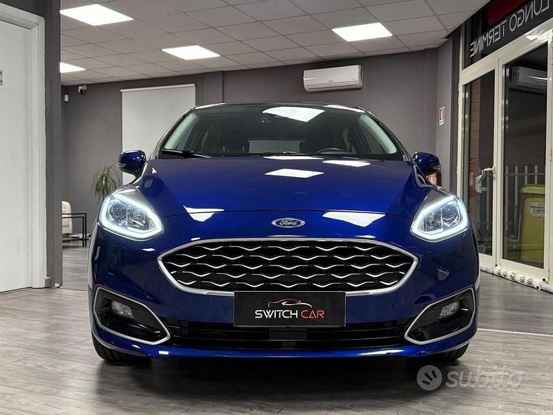 Usata Ford Fiesta Vignale 101 CV (74 kW) 2018 Blu Utilitaria
