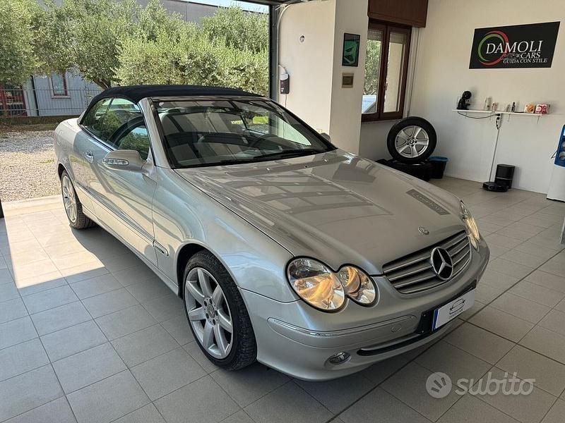 Usata Mercedes CLK320 Elegance 218 CV (160 kW) 2003 Grigio Cabrio