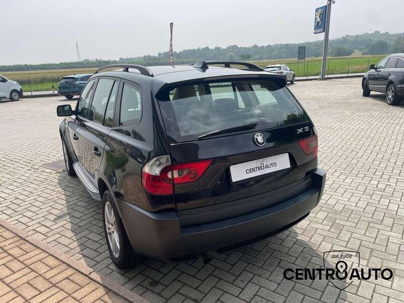 Usata BMW X3 150 CV (110 kW) 2006 Nero perla SUV