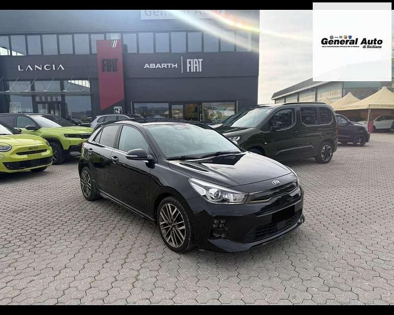 Usata Kia Rio GT-Line 101 CV (74 kW) 2021 Nero Utilitaria