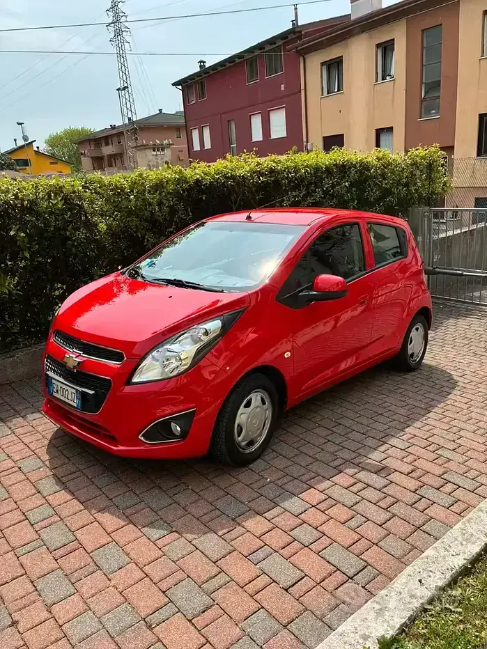Usata Chevrolet Spark 68 CV (50 kW) 2014 Rosso Utilitaria