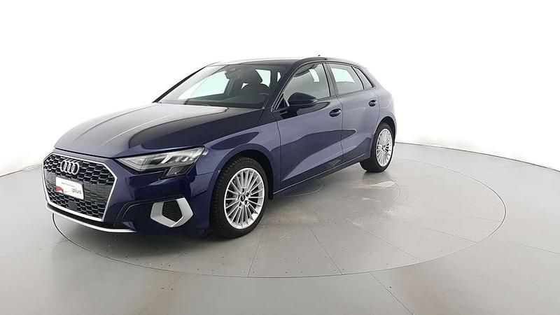 Blu navarra metallizzato Usata 2021 Audi A3 Sportback e-tron Advanced Due volumi | 24.800 € (Buon prezzo) - Immagine 1/4