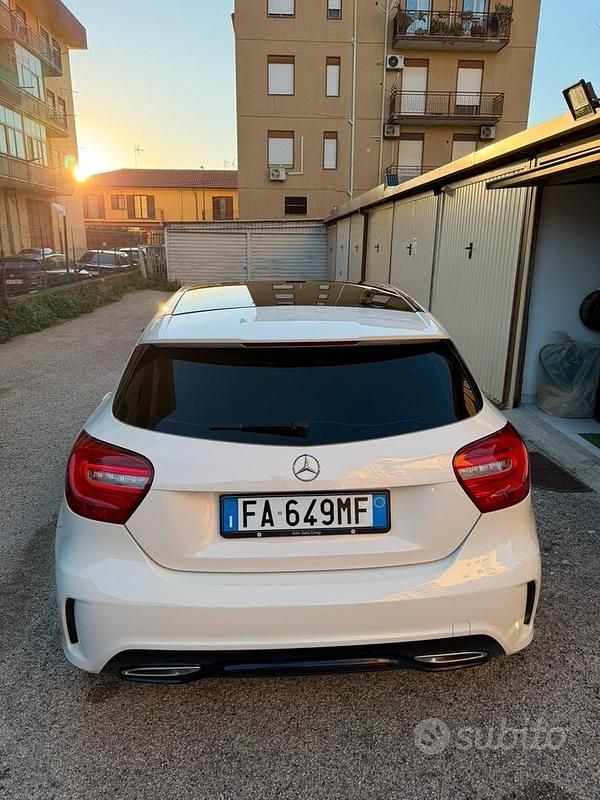 Usata Mercedes A180 AMG 2015 Bianco Berlina