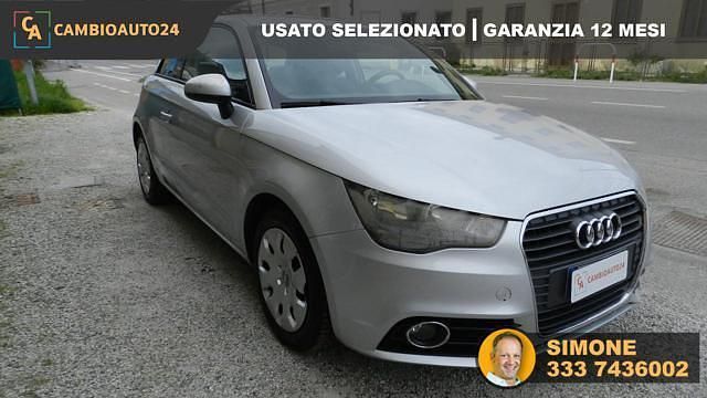 Usata Audi A1 Attraction 90 CV (66 kW) 2011 Argento Utilitaria