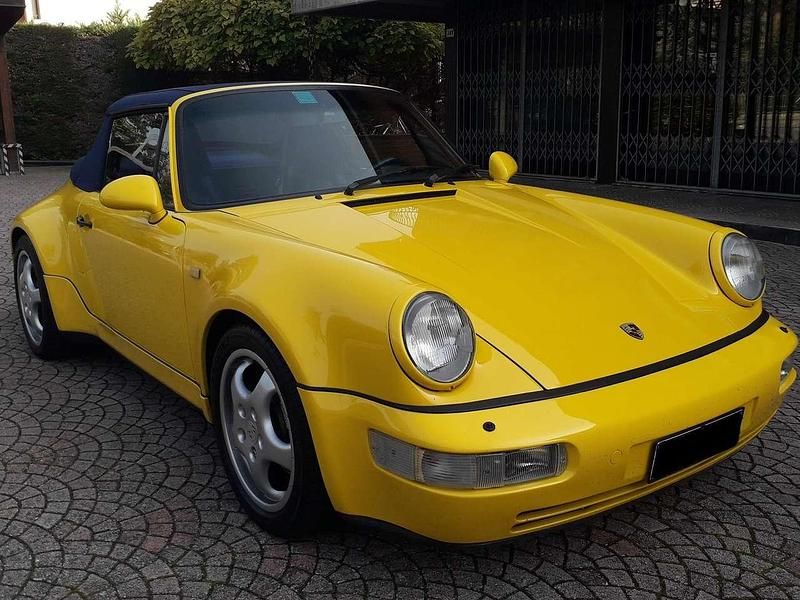 Usata Porsche 964 250 CV (183 kW) 1992 Giallo Cabrio