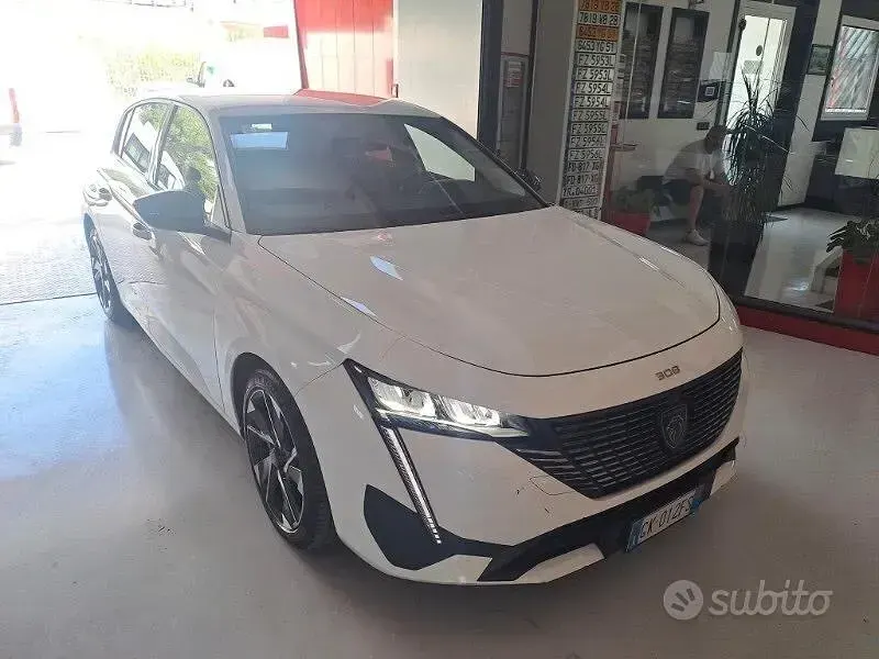 Usata Peugeot 308 131 CV (96 kW) 2022 Bianco Berlina