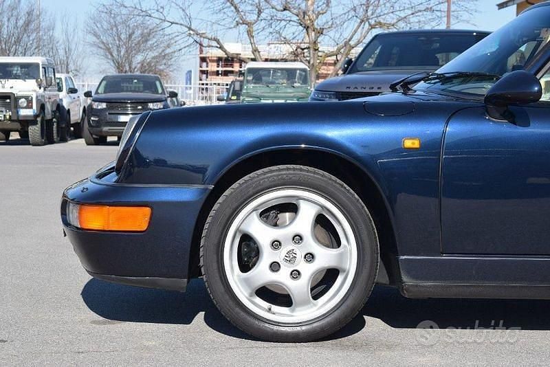 Usata Porsche 911 Carrera 4 Cabriolet 250 CV (183 kW) 1993 Blu Cabrio