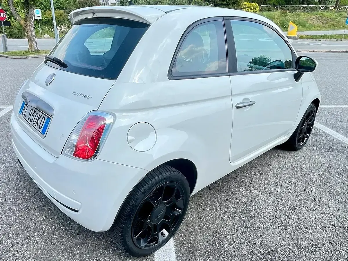 Usata Fiat 500 85 CV (62 kW) 2012 Bianco Utilitaria