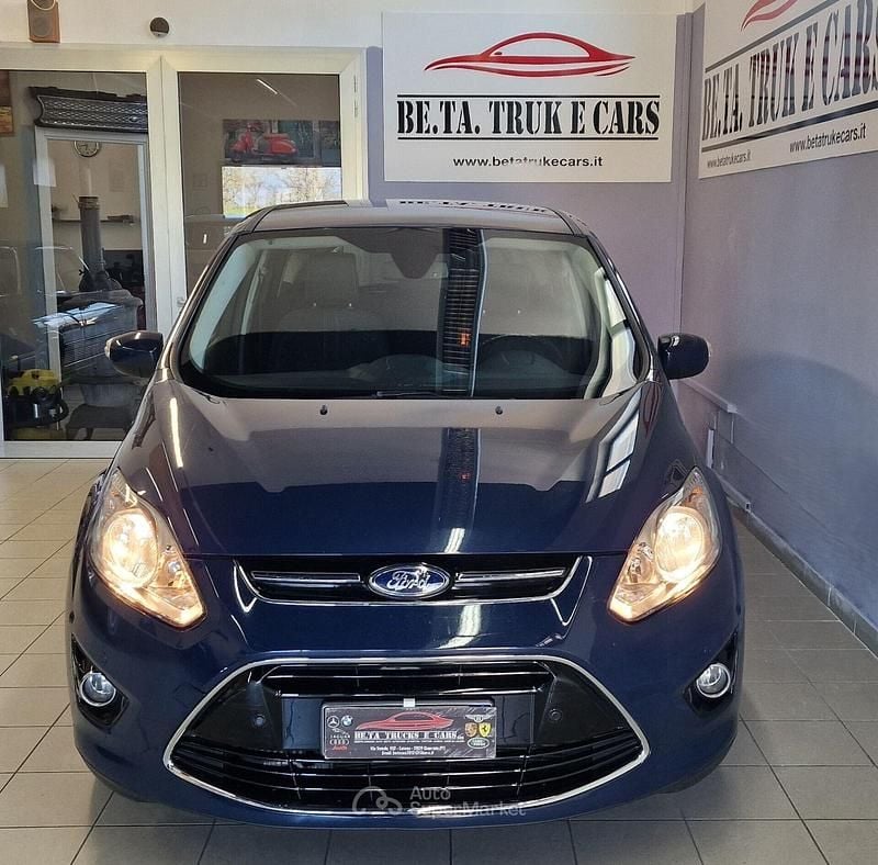 Usata Ford C-MAX Titanium 95 CV (69 kW) 2015 Blu Monovolume