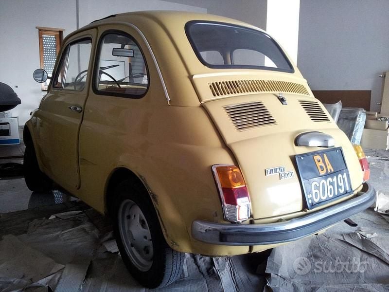 Usata Fiat 500 1970 Giallo Utilitaria