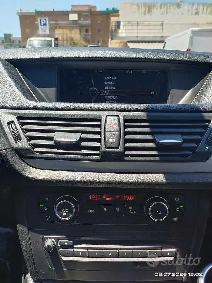 Usata BMW X1 177 CV (130 kW) 2010 Nero SUV