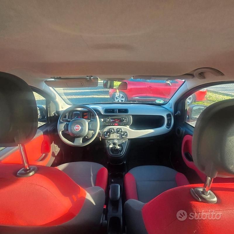 Usata Fiat Panda 2014 Rosso Utilitaria