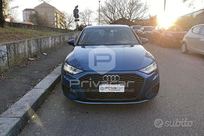 Usata Audi A3 Business 150 CV (110 kW) 2022 Blu Berlina