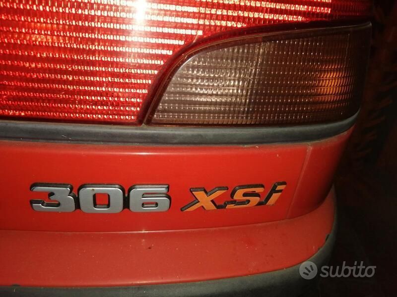 Usata Peugeot 306 121 CV (88 kW) 1995 Rosso Utilitaria
