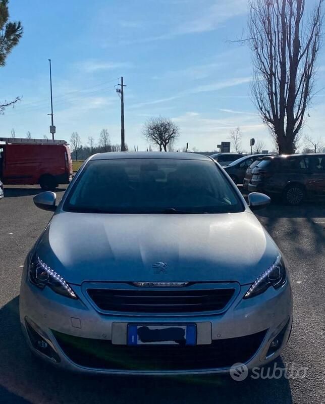 Usata Peugeot 308 131 CV (96 kW) 2017 Grigio Berlina