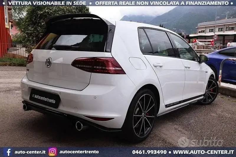 Usata VW Golf VII GTI Clubsport 265 CV (194 kW) 2016 Bianco Berlina