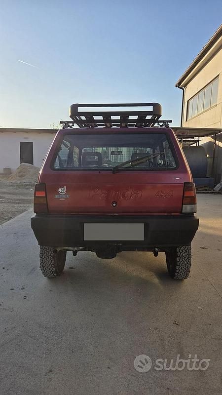 Usata Fiat Panda 4x4 1994 Rosso Utilitaria